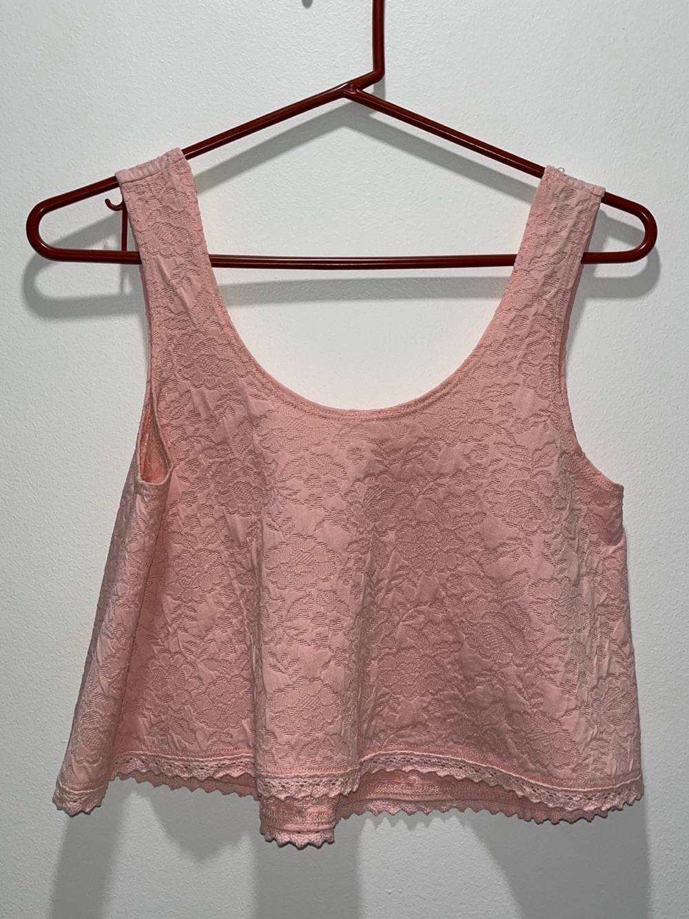 La Hearts Pink Floral Bandeau Tank